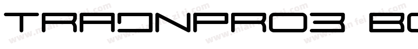trajnpro3 bold字体转换